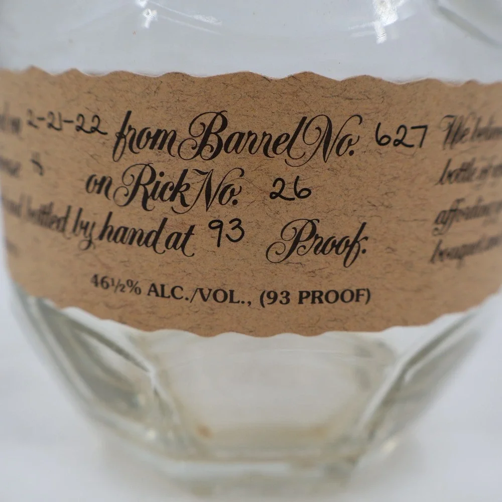 Blanton's Single Barrel Bourbon Whiskey Empty Bottle 750ml Clear Faceted 2-21-22